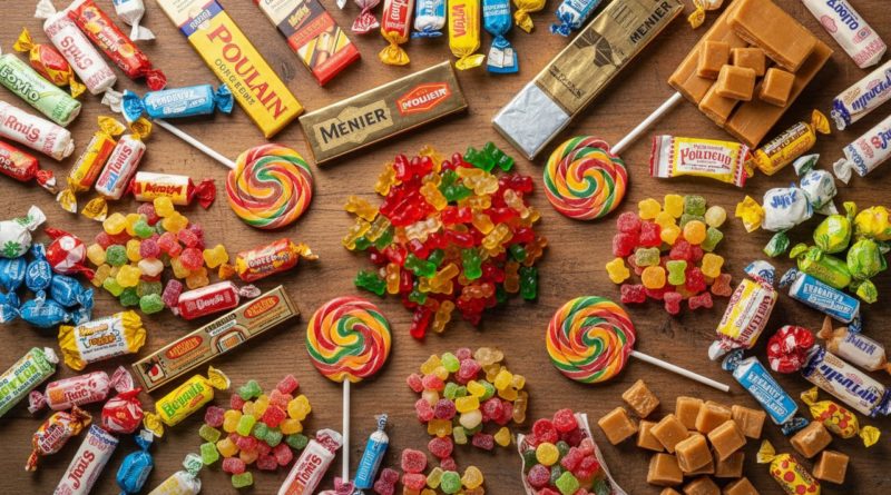 Bonbons et confiseries des années 80-90