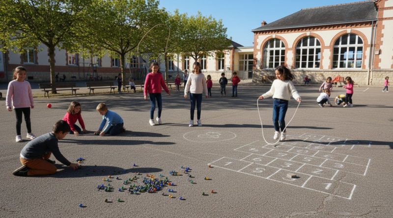 Jeux de cour de récré des années 90