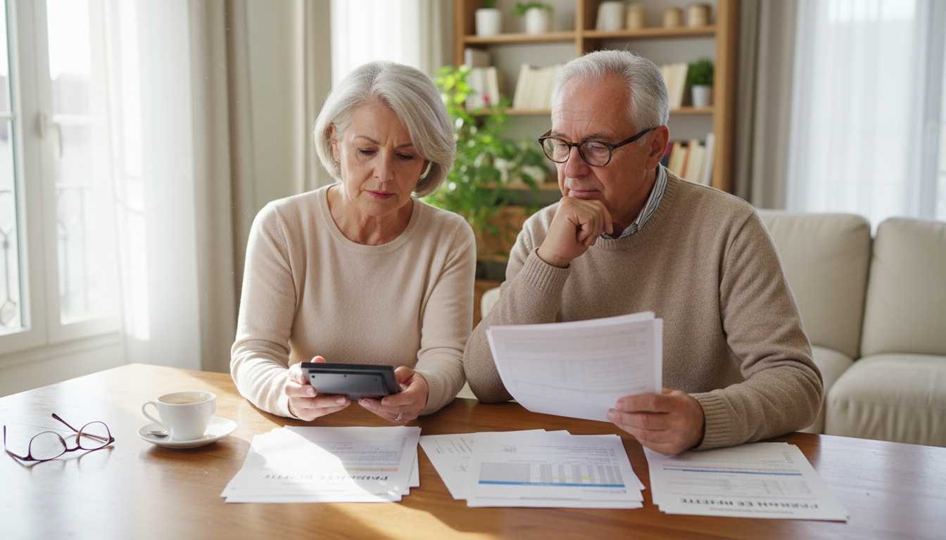 Senior calcul pension réversion budget retraite complément