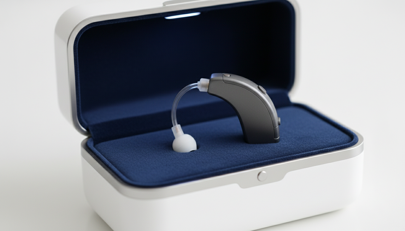 audioprothésiste réglage appareil auditif senior consultation