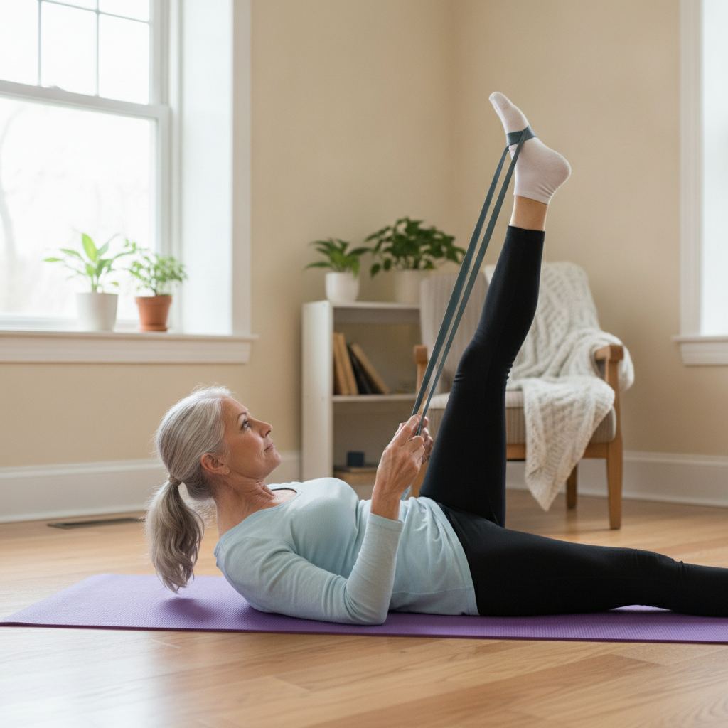 exercices doux renforcement genou arthrose