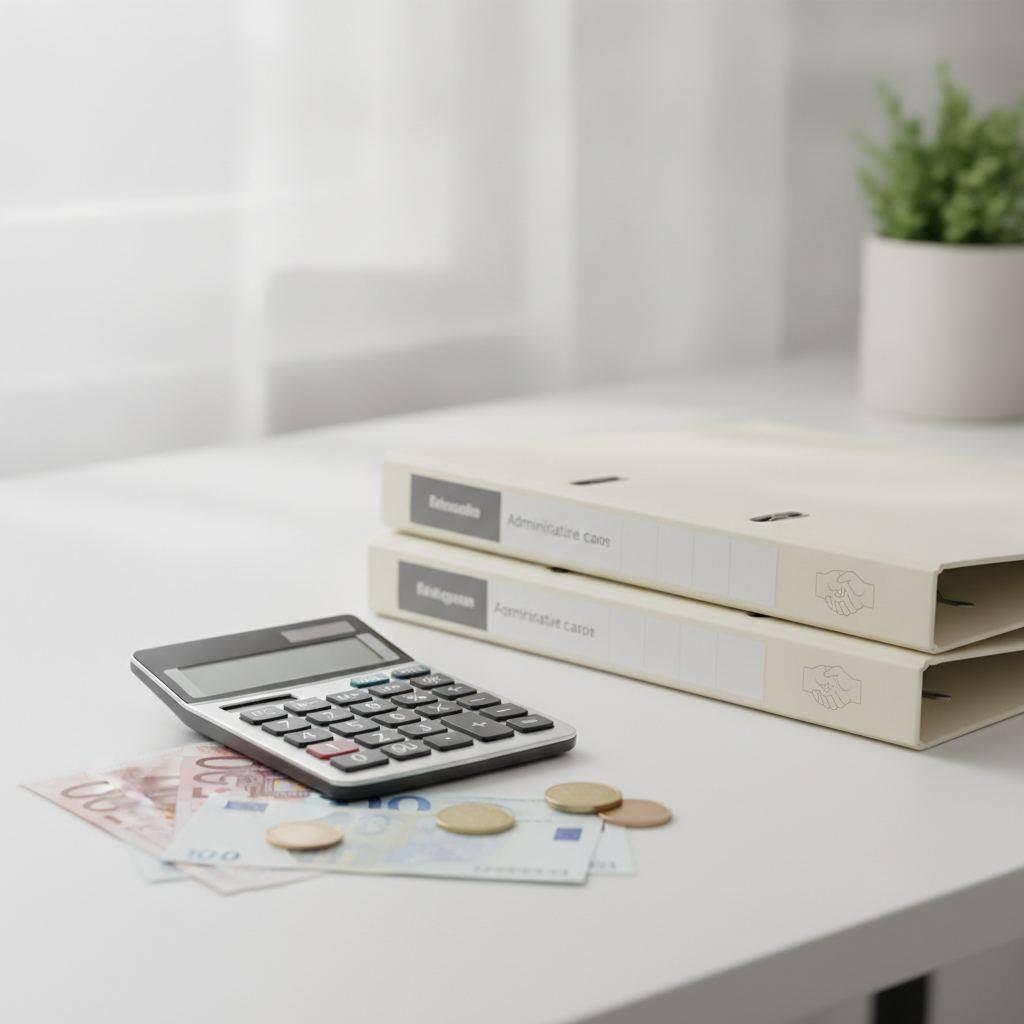 calculatrice et documents pour le budget d une maison de retraite